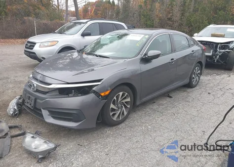 2017 Honda Civic Ex из США, поврежденный, VIN 19XFC2F73HE214954